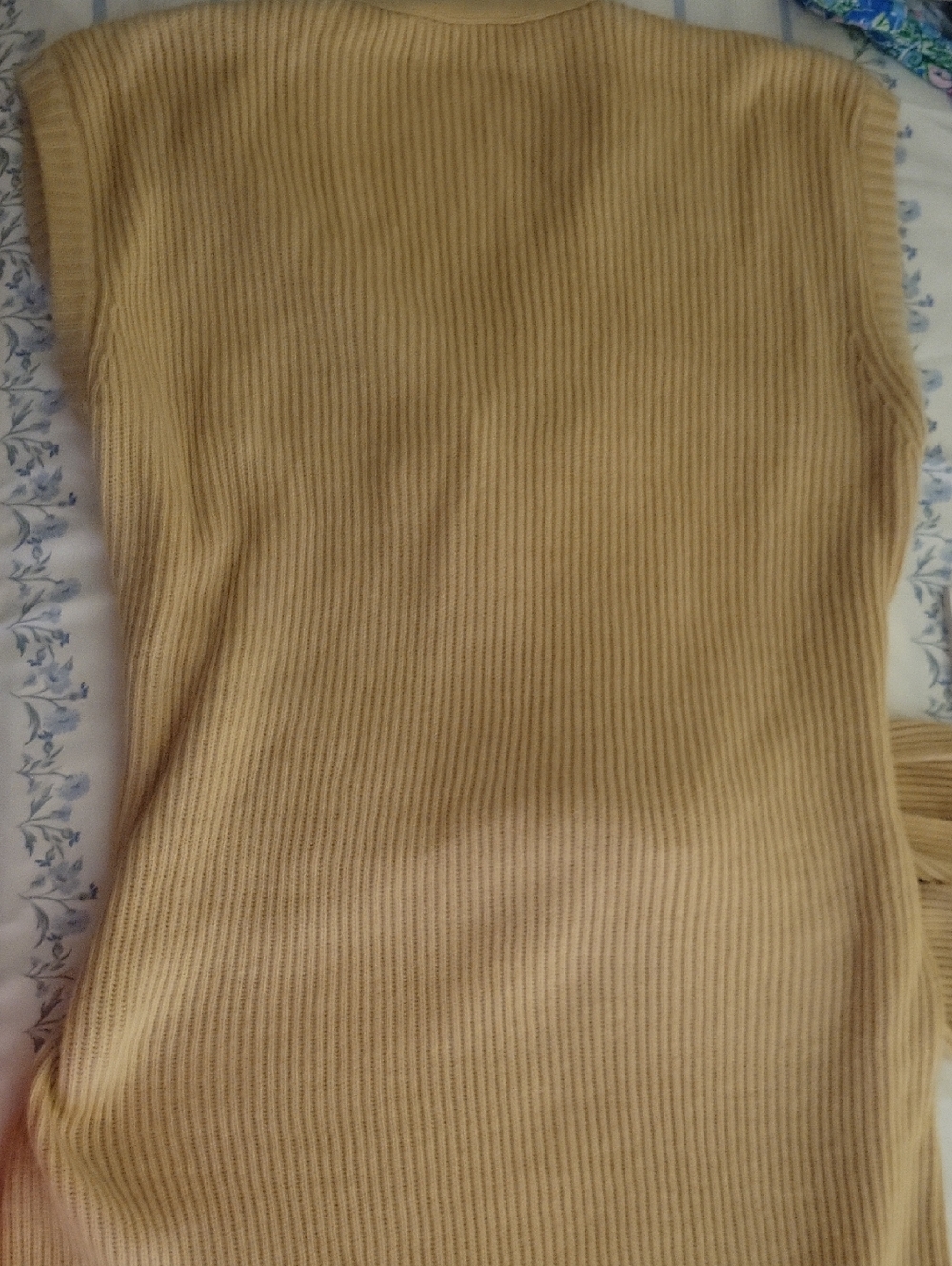 Mable Rib-Knit Front-Tie Maxi Sweater Dress Sz. M Beige - Picture 7 of 8